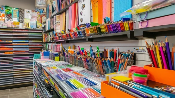 Tendances des fournitures scolaires et bureautiques incluant stylos, marqueurs, classeurs et accessoires