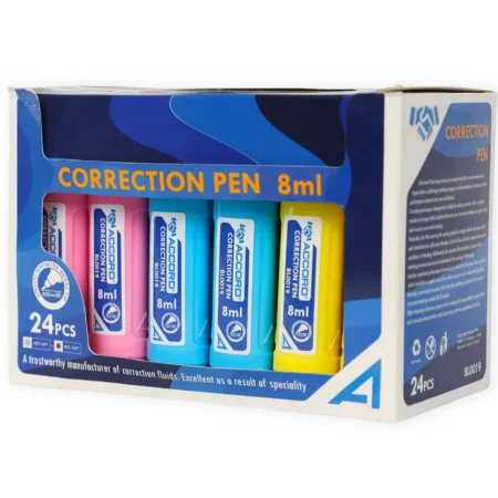 Lot de 24 Stylos Correcteurs ACCORD – 8 ml