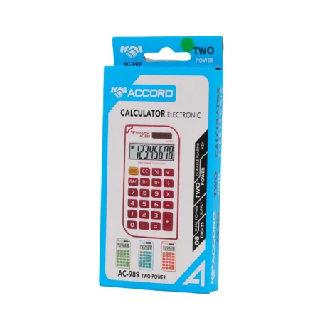 Calculatrice électronique AC-989 | Grand écran 10 chiffres