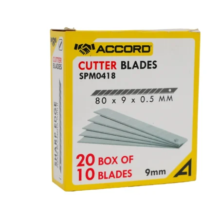 Lames de rechange pour cutter 9mm | Lot de 200 (20x10)