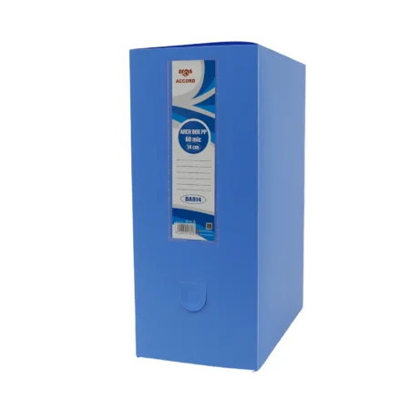 Boîte de classement à soufflet PP | Format 14 cm | Archivage et rangement