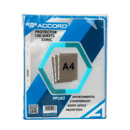 Protège-documents transparents A4 | 100 feuilles 35 microns