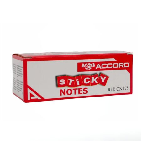 Bloc de notes adhésives repositionnables | 5 couleurs | 50 feuilles