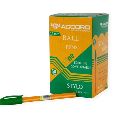 Stylos à bille 0,7 mm | Lot de 50 | Écriture confortable et fluide