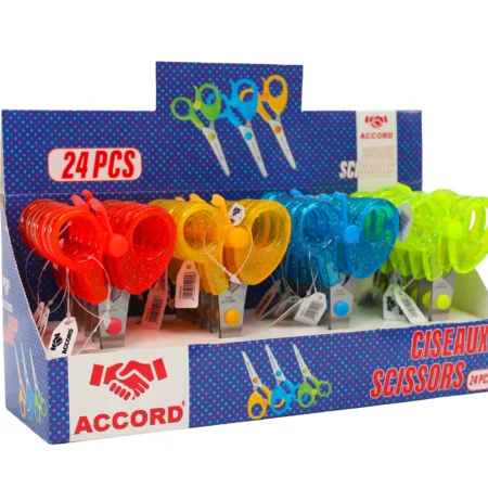 Ciseaux d'école | Lot de 24 paires | Pour écoliers