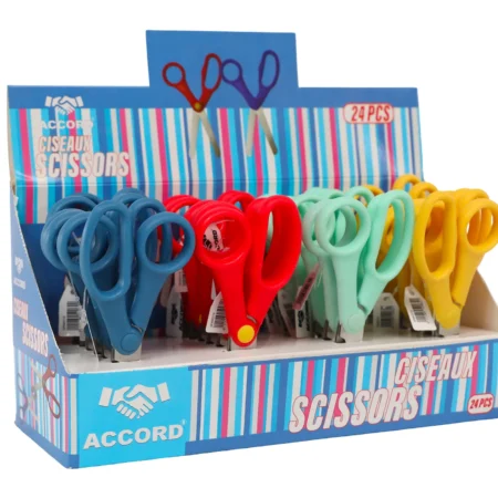 Ciseaux d'école | Lot de 24 paires | Pour écoliers