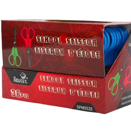 Ciseaux d'école | Lot de 36 paires | Pour écoliers