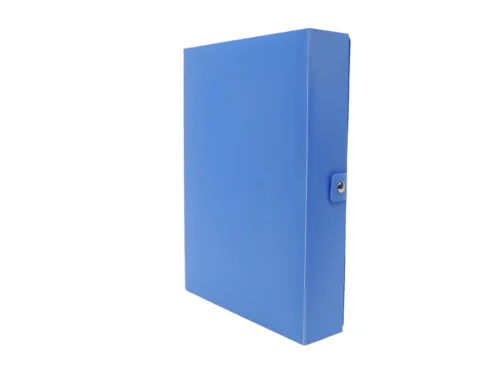 BOITE ARCHIVE PP 60MIC DOS 12 BLEU ACCORD