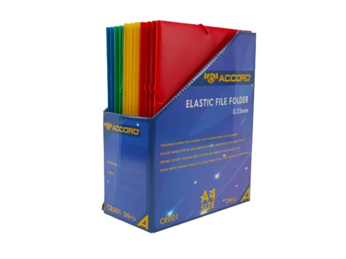 CHEMISE A RABAT PLASTIQUE 0,55MM EN PRESENTOIR ACCORD