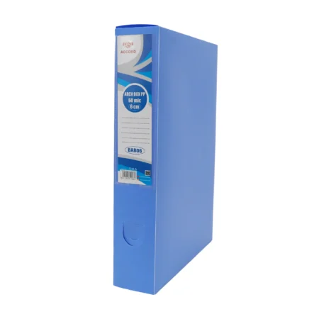 Boite archive pp 60mic dos 6 bleu accord