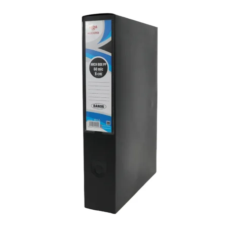 Boite archive pp 60mic dos 4 noir accord