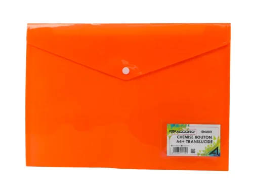 CHEMISE BOUTON A4+ TRANSLUCIDE AVEC POCHETTE ACCORD
