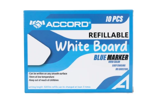 MARQUEUR TABLEAU RECHARGEABLE MX ACCORD BLEU