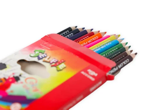 CRAYONS COULEUR 12 COURT SELFIE ACCORD