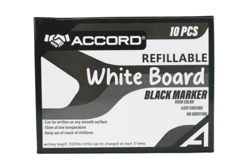 MARQUEUR TABLEAU RECHARGEABLE MX ACCORD NOIR