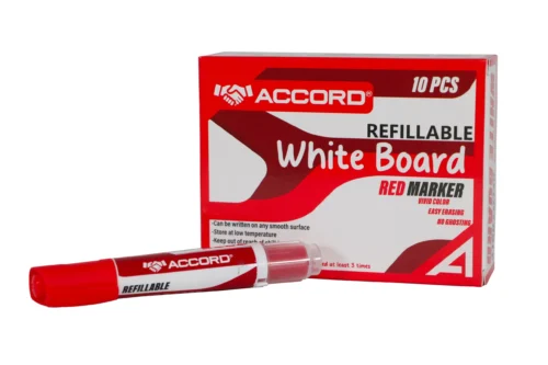 MARQUEUR TABLEAU RECHARGEABLE MX ACCORD ROUGE