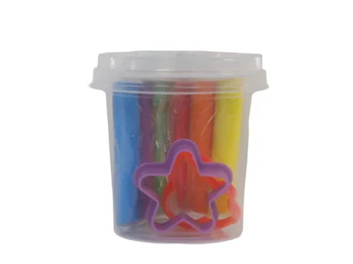 PATE A MODELER 6 COULEURS EN POT 100G+2POT ACCORD