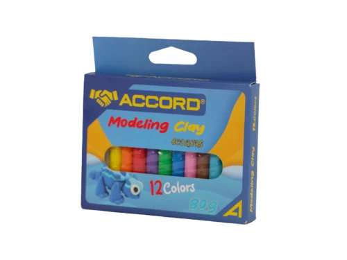 PATE A MODELER 12 COULEURS 80G ACCORD