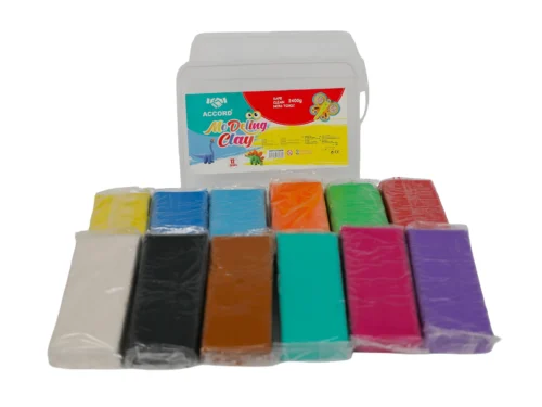 PATE A MODELER 12 COULEURS EN PRESENTOIR 2400 ACCORD