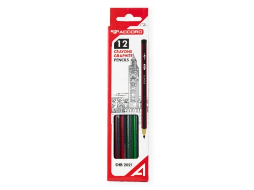 CRAYONS HB2 TRIANGULAIRE SELFIE ACCORD