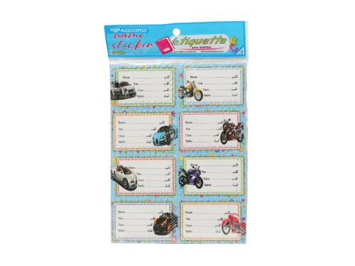 ETIQUETTES SCOLAIRE PM 80 ACCORD