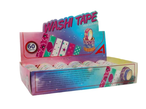 RUBAN GLITTER WASHI ACCORD 2X15MM B60 SPM674