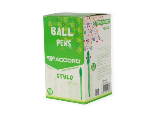 STYLO A BILLE 1MM VERT PISTACHE ACCORD