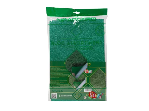 PAPIER MOUSSE BRILLANT ADHESIF 360 POCHETTE MAROC VERT ACCORD