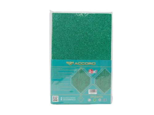 PAPIER MOUSSE BRILLANT 360 POCHETTE MAROC VERT ACCORD