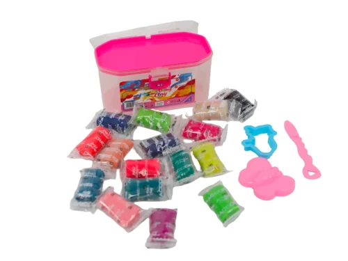 PATE A MODELER VALISETTE 16 COULEURS AVEC MOULES ACCORD