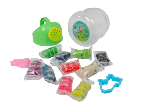 PATE A MODELER ARROSOIR 10 COULEURS AVEC MOULES ACCORD