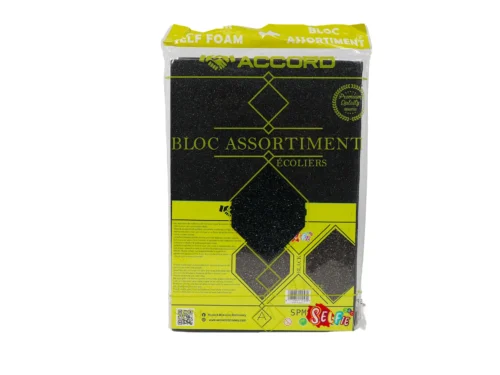 PAPIER MOUSSE BRILLANT NOIR ACCORD