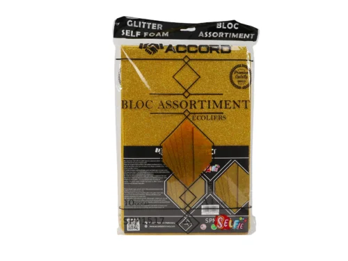 PAPIER MOUSSE BRILLANT OR ACCORD