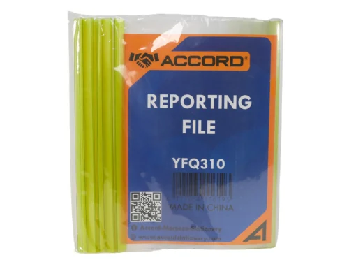 CHEMISE A SERRE FEUILLES A4 16MM 5 COULEURS ACCORD